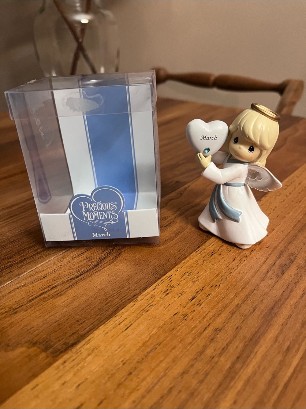 Precious Moments March Angel Figurine